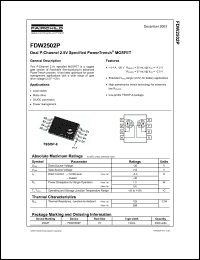 Click here to download FDW2502P_03 Datasheet