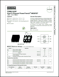 Click here to download FDMA1025P_08 Datasheet