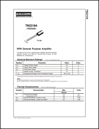 Click here to download TN2219A_01 Datasheet