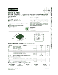 Click here to download FDS8949 Datasheet