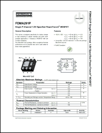 Click here to download FDMA291P Datasheet