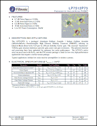 Click here to download LP7512P70 Datasheet