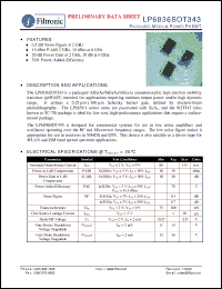 Click here to download LP6836SOT343 Datasheet