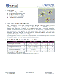 Click here to download LPS200P70 Datasheet