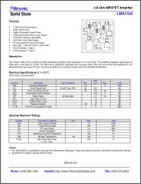 Click here to download LMA110A Datasheet