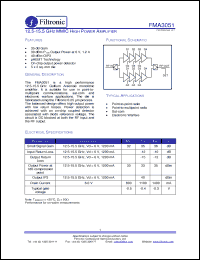 Click here to download FMA3051-000 Datasheet