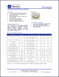 Click here to download FPD1000AS-EB Datasheet