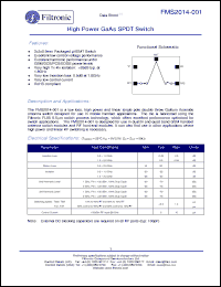 Click here to download FMS2014-001-TR Datasheet
