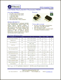 Click here to download FPD1500SOT89E Datasheet