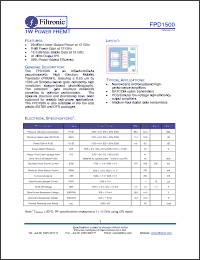 Click here to download FPD1500 Datasheet