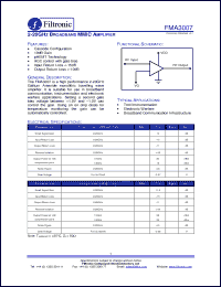 Click here to download FMA3007 Datasheet