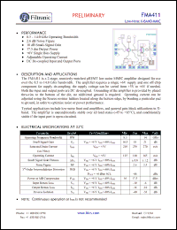 Click here to download FMA411 Datasheet
