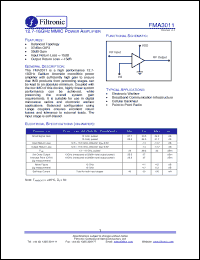 Click here to download FMA3011_1 Datasheet