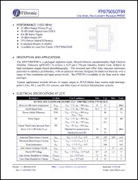 Click here to download FPD750SOT89 Datasheet