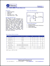 Click here to download FMA3011 Datasheet
