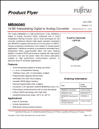 Click here to download MB86060 Datasheet
