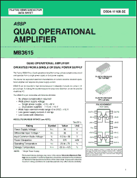 Click here to download MB3615 Datasheet