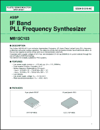 Click here to download MB15C103PFV Datasheet