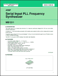 Click here to download MB1511PFV Datasheet