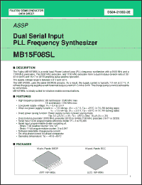 Click here to download MB15F08 Datasheet