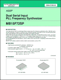 Click here to download MB15F72 Datasheet