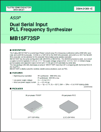 Click here to download MB15F73 Datasheet
