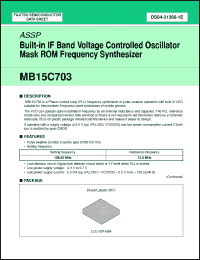 Click here to download MB15C703 Datasheet