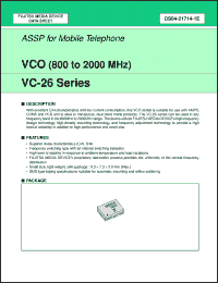 Click here to download VC-2R8A26 Datasheet