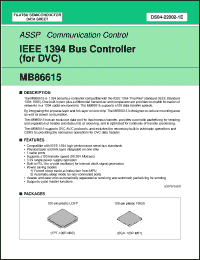 Click here to download MB86615PBT Datasheet