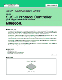 Click here to download MB86604LPFV Datasheet