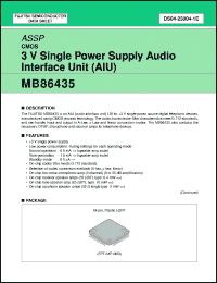 Click here to download MB86435PFV Datasheet