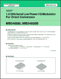 Click here to download MB54608LPV1 Datasheet