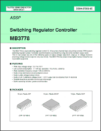 Click here to download MB3778PF Datasheet