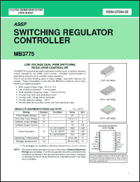 Click here to download MB3775 Datasheet