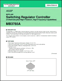 Click here to download MB3785APFV Datasheet