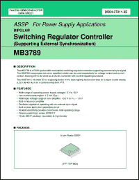 Click here to download MB3789 Datasheet