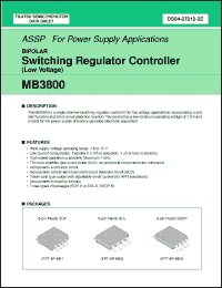 Click here to download MB3800PNF Datasheet