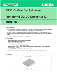 Click here to download MB3870PFV-G-BND Datasheet