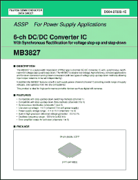 Click here to download MB3827PFV Datasheet