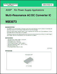 Click here to download MB3873PF Datasheet