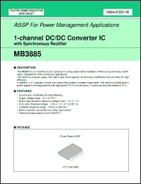 Click here to download MB3885PFV Datasheet