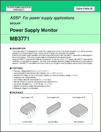 Click here to download MB3771PF Datasheet