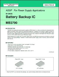 Click here to download MB3790PFT Datasheet