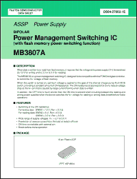 Click here to download MB3807 Datasheet