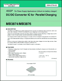 Click here to download MB3876PFV Datasheet