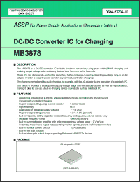 Click here to download MB3878PFV Datasheet