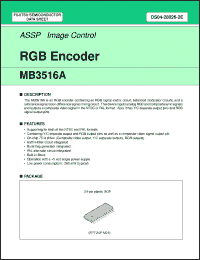 Click here to download MB3516APF Datasheet