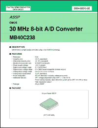 Click here to download MB40C238PFV Datasheet