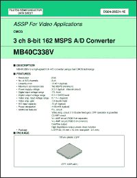 Click here to download MB40C338VPFV Datasheet