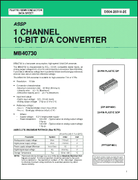 Click here to download MB40730 Datasheet